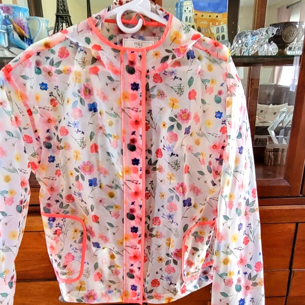Girls spring rain mac